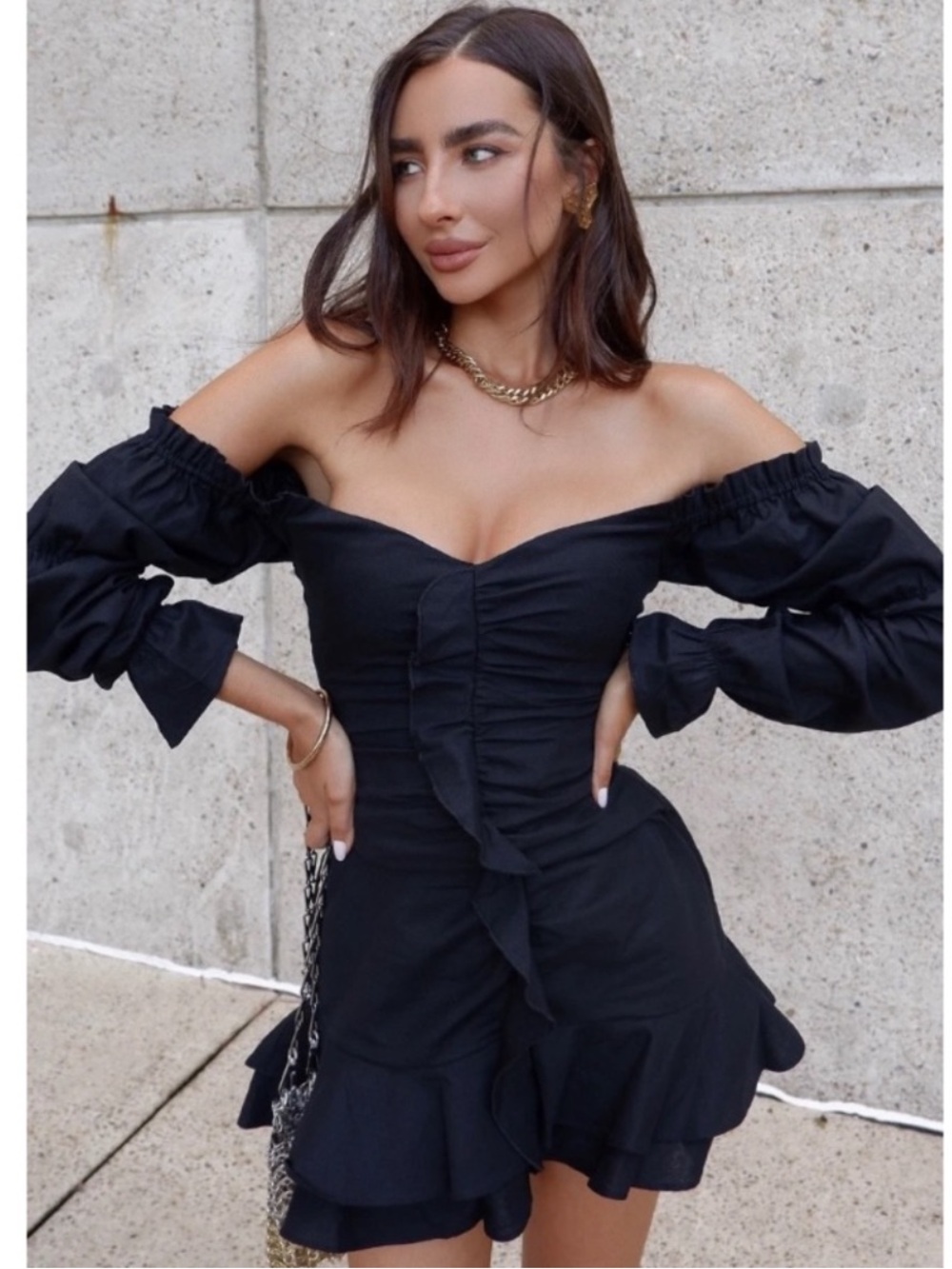 Seven Wonders Lottie Off Shoulder Ruffle Dress Revolve Small